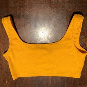 Yellow Crop Top